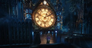 Alice (Mia Wasikowska) returns to Underland and meets Time (Sacha Baron Cohen) in Disney's ALICE THROUGH THE LOOKING GLASS.